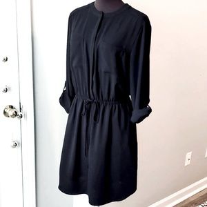 APT 9 button up shirt dress w sleeves